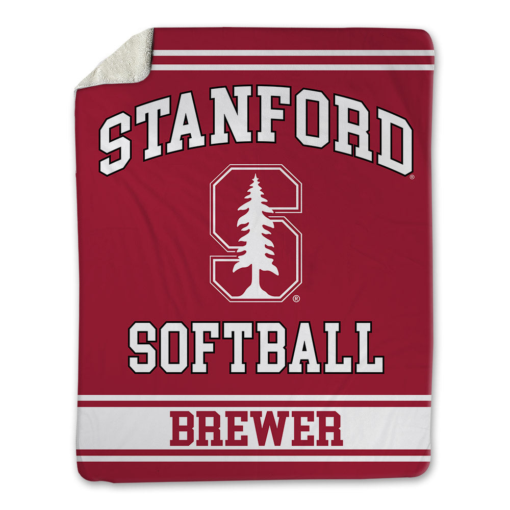 Stanford - NCAA Softball : Anna Brewer - Blanket-0