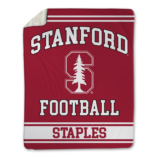 Stanford - NCAA Football : Omar Staples - Blanket-0