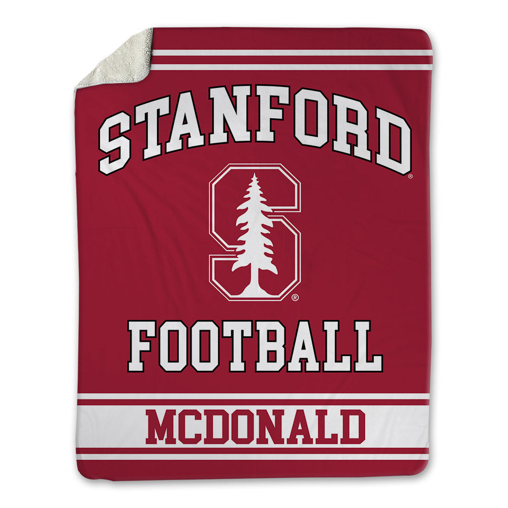Stanford - NCAA Football : Zaiden McDonald - Blanket-0