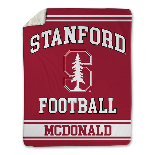Stanford - NCAA Football : Zaiden McDonald - Blanket-0