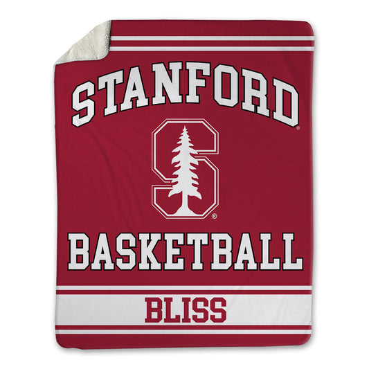 Stanford - NCAA Men's Basketball : Christian Bliss - Blanket-0