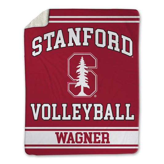 Stanford - NCAA Men's Volleyball : Moses Wagner - Blanket-0