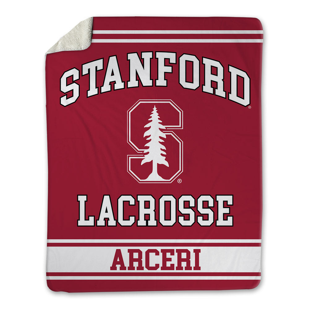 Stanford - NCAA Women's Lacrosse : Ava Arceri - Blanket-0
