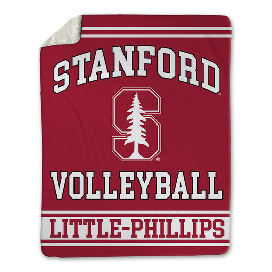 Stanford - NCAA Men's Volleyball : Jacob Little-Phillips - Blanket-0