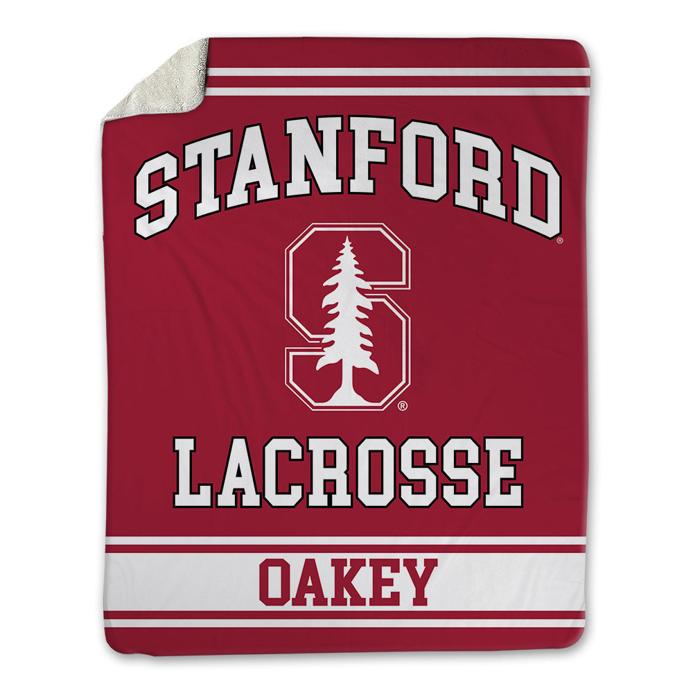 Stanford - NCAA Women's Lacrosse : Martha Oakey - Blanket-0
