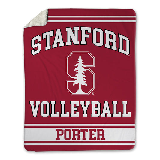 Stanford - NCAA Men's Volleyball : Evan Porter - Blanket-0