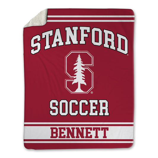 Stanford - NCAA Men's Soccer : Brad Bennett - Blanket-0
