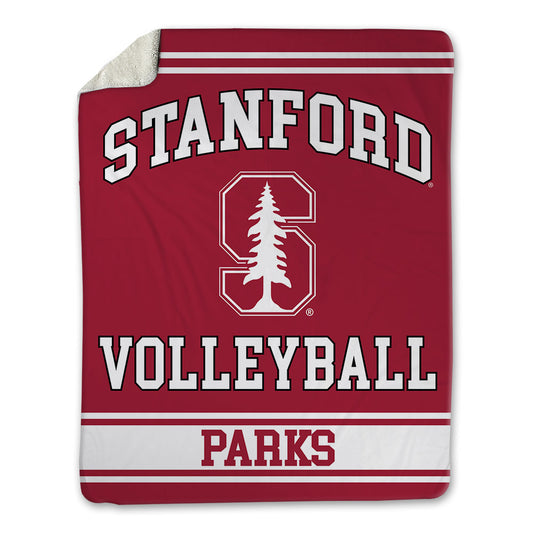 Stanford - NCAA Women's Volleyball : Logan Parks - Blanket-0