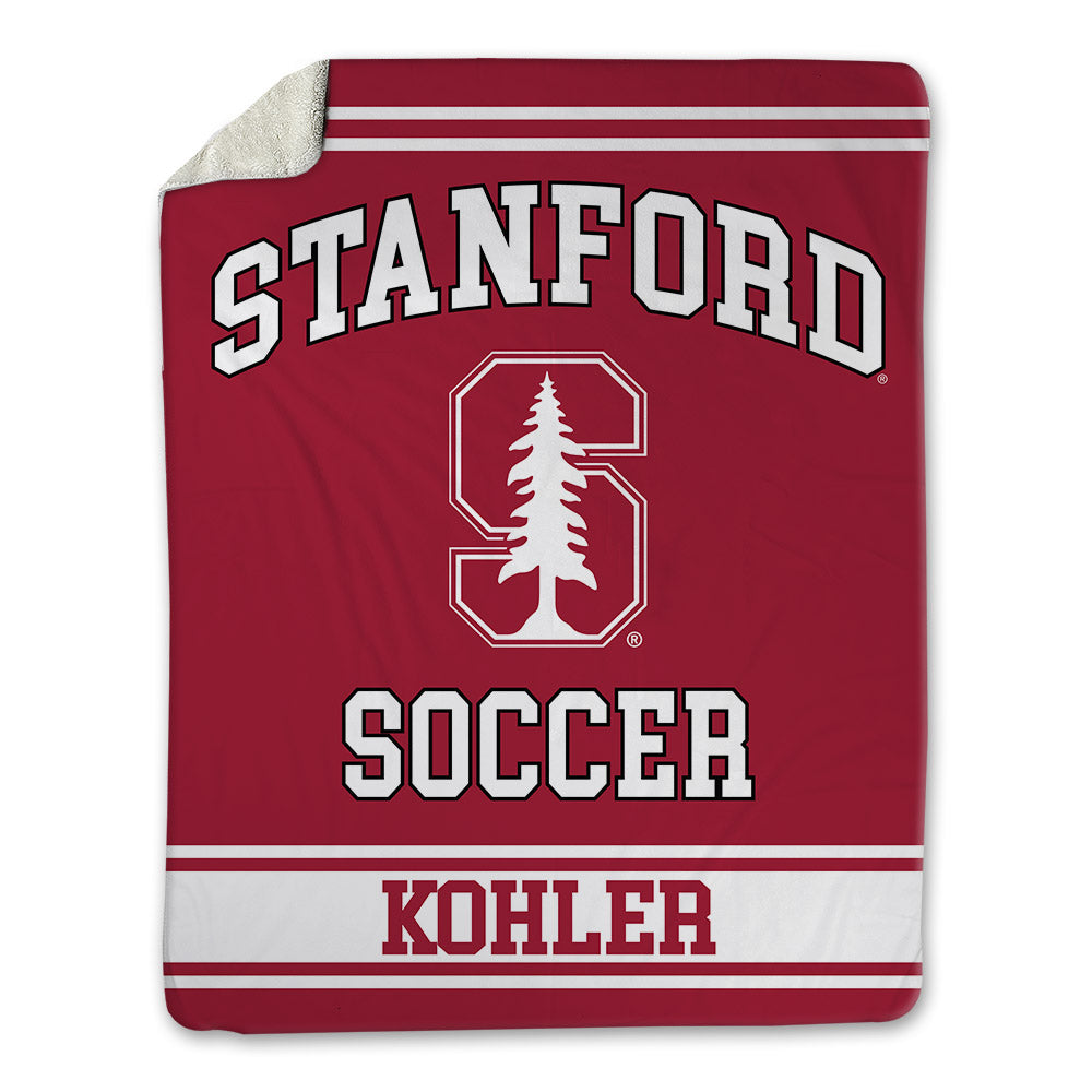 Stanford - NCAA Women's Soccer : Charlotte Kohler - Blanket-0