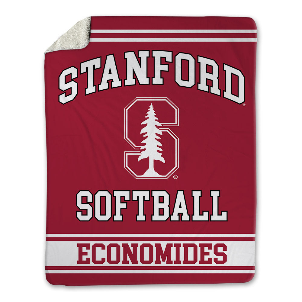 Stanford - NCAA Softball : Joie Economides - Blanket-0