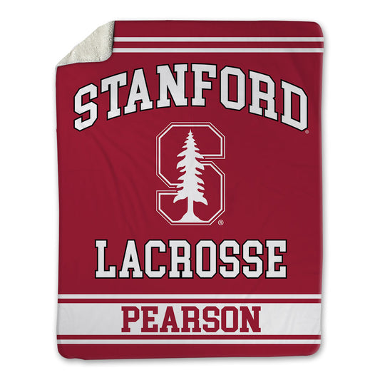 Stanford - NCAA Women's Lacrosse : Lucy Pearson - Blanket-0