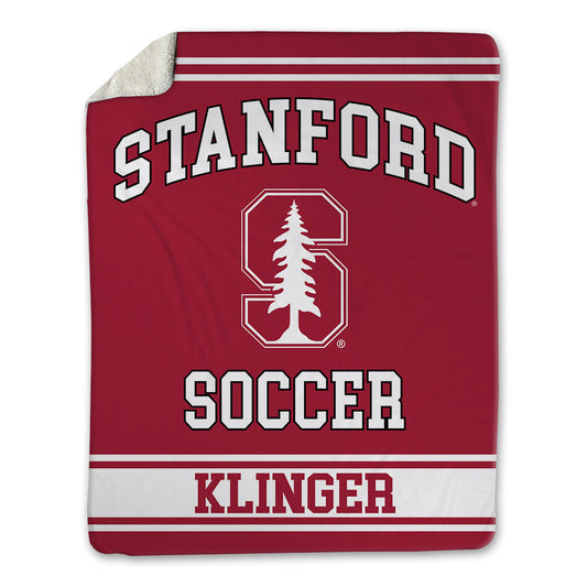 Stanford - NCAA Women's Soccer : Eleanor Klinger - Blanket-0