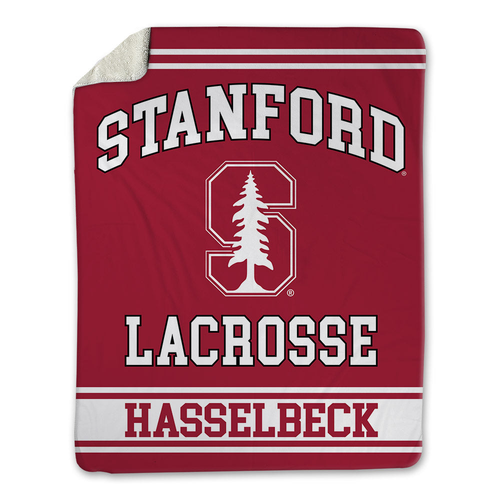 Stanford - NCAA Women's Lacrosse : Mallory Hasselbeck - Blanket-0