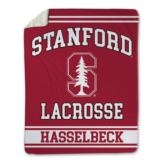 Stanford - NCAA Women's Lacrosse : Mallory Hasselbeck - Blanket-0