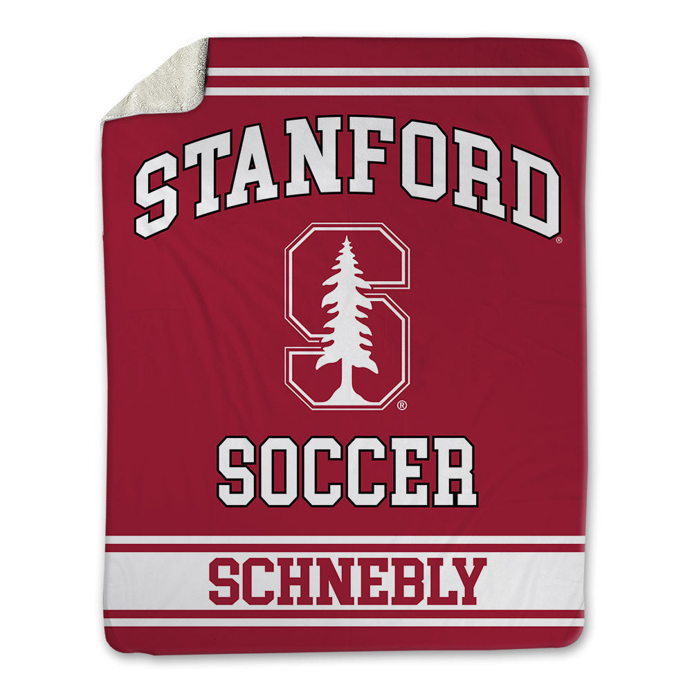 Stanford - NCAA Men's Soccer : Rowan Schnebly - Blanket-0