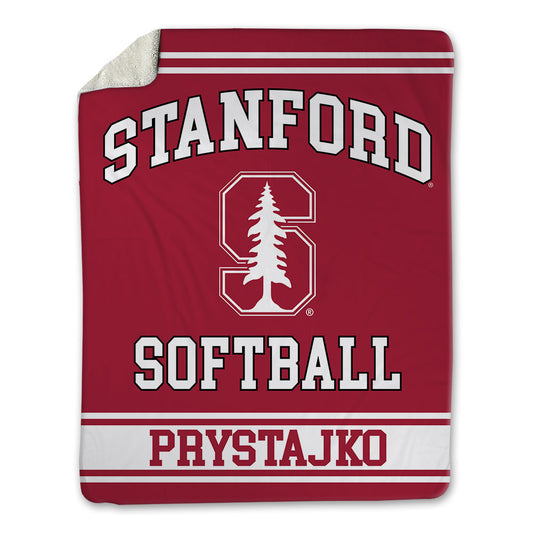 Stanford - NCAA Softball : Zoe Prystajko - Blanket-0