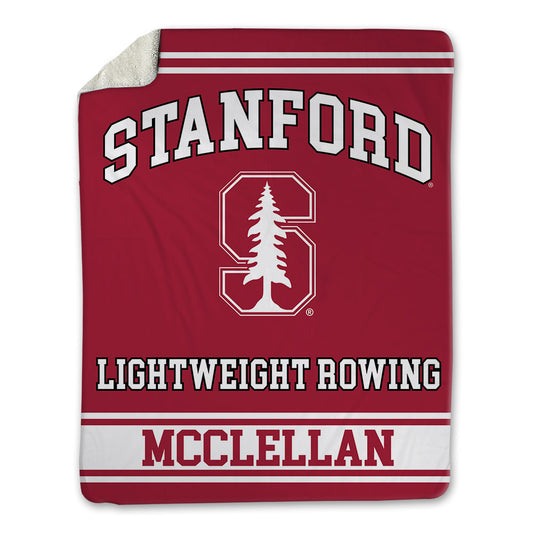 Stanford - NCAA Women's Lightweight Rowing : Campbell McClellan - Blanket-0