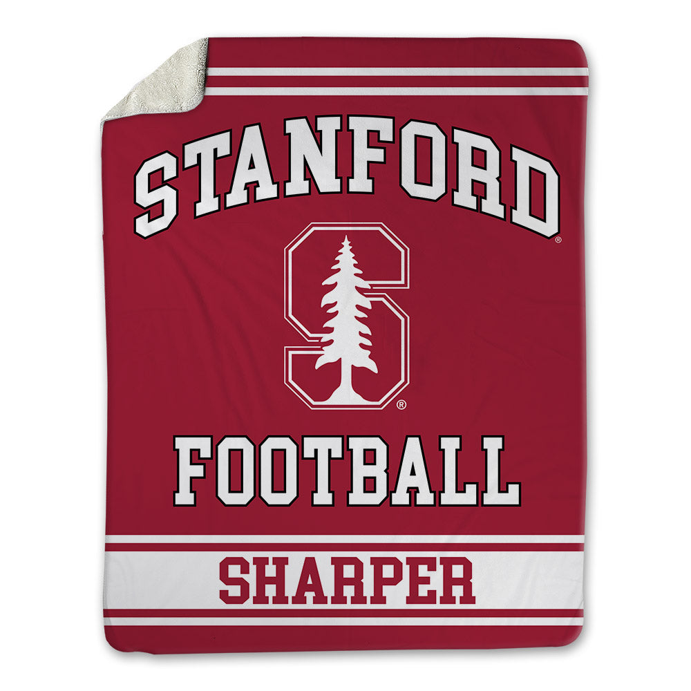 Stanford - NCAA Football : Daylen Sharper - Blanket-0