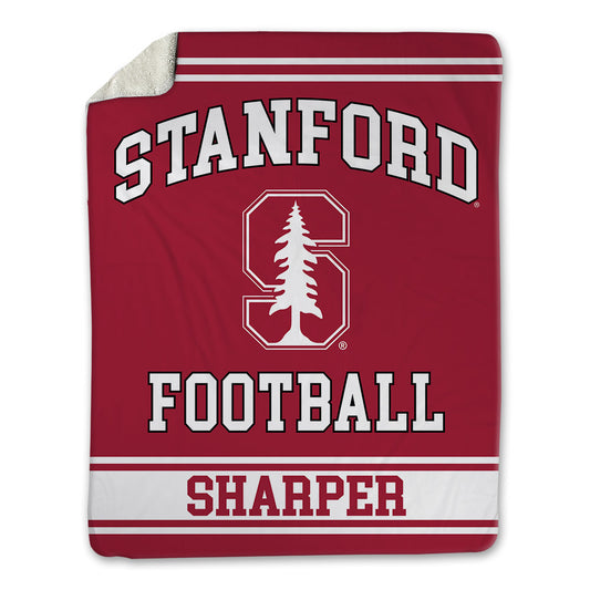 Stanford - NCAA Football : Daylen Sharper - Blanket-0