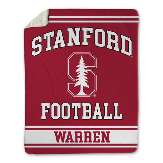 Stanford - NCAA Football : Davis Warren - Blanket-0