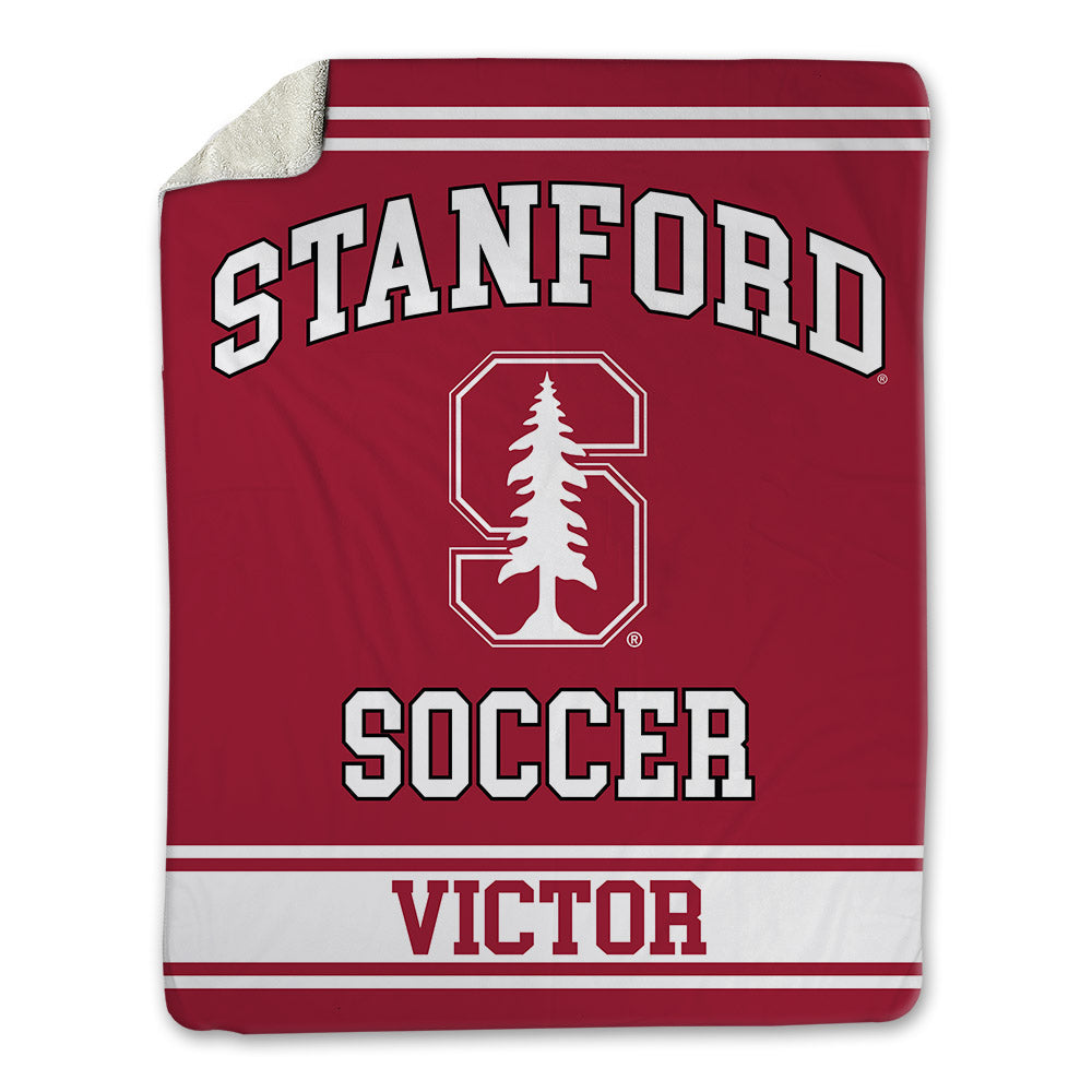 Stanford - NCAA Men's Soccer : Jordan Victor - Blanket-0