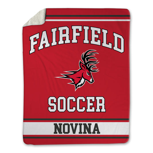 Fairfield - NCAA Men's Soccer : Elias Novina - Blanket-0