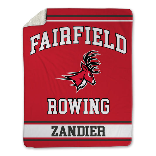 Fairfield - NCAA Women's Rowing : Anna Zandier - Blanket-0