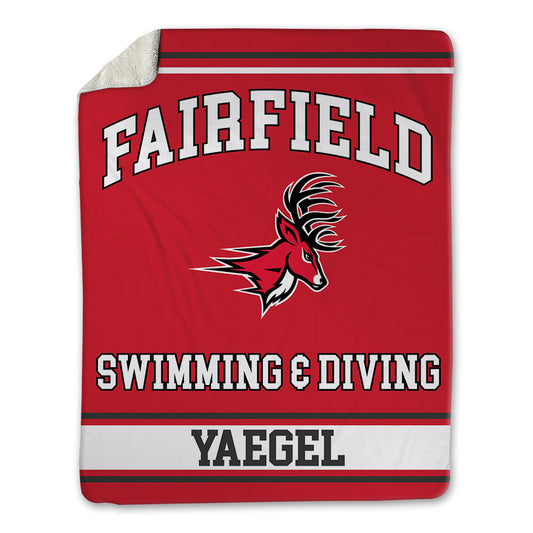 Fairfield - NCAA Men's Swimming & Diving : Thomas Yaegel - Blanket-0