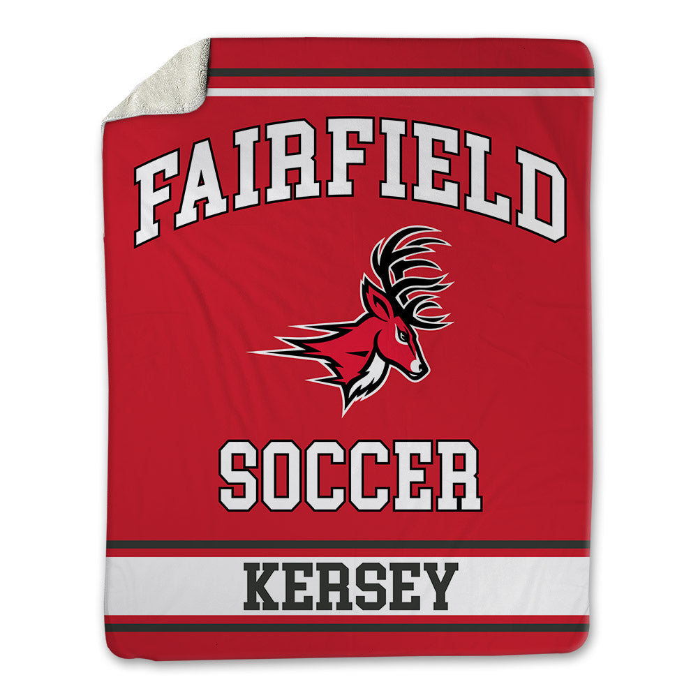 Fairfield - NCAA Women's Soccer : Sam Kersey - Blanket-0