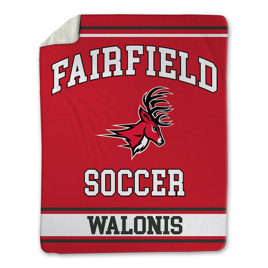 Fairfield - NCAA Women's Soccer : Brooke Walonis - Blanket-0