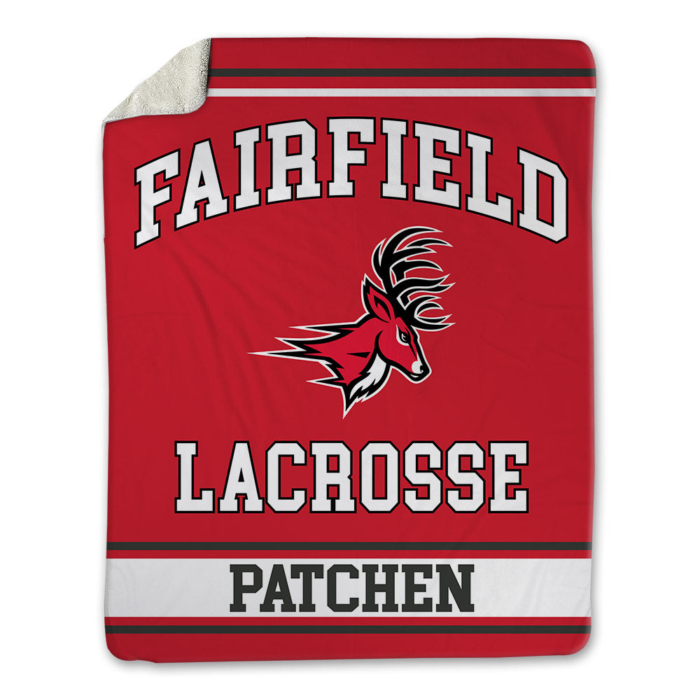 Fairfield - NCAA Men's Lacrosse : Luke Patchen - Blanket-0