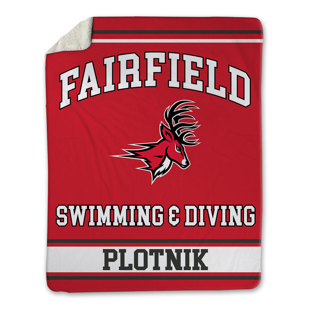 Fairfield - NCAA Men's Swimming & Diving : Oskar Plotnik - Blanket-0