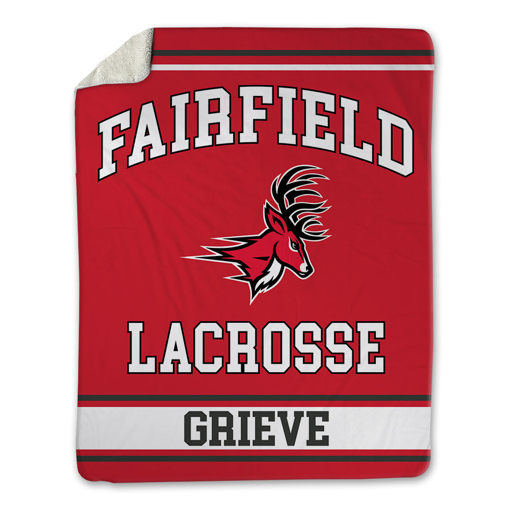 Fairfield - NCAA Men's Lacrosse : Jimmy Grieve - Blanket-0