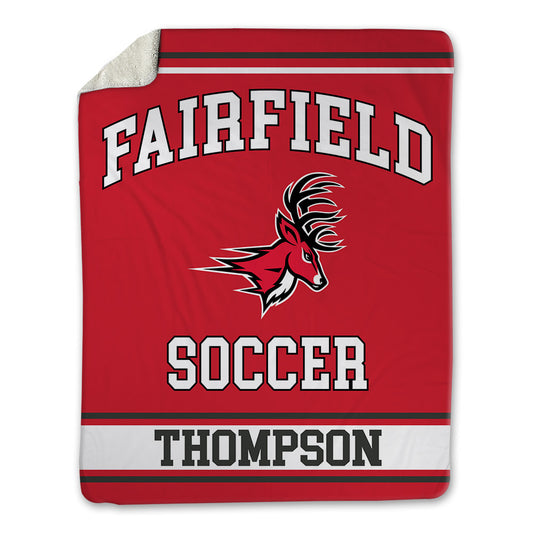 Fairfield - NCAA Men's Soccer : Drew Thompson - Blanket-0