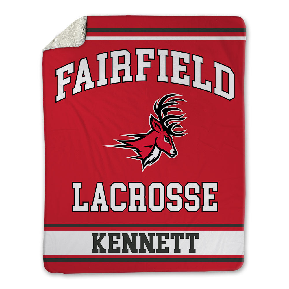 Fairfield - NCAA Men's Lacrosse : Cole Kennett - Blanket-0