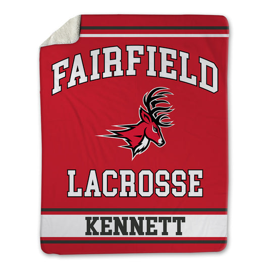 Fairfield - NCAA Men's Lacrosse : Cole Kennett - Blanket-0