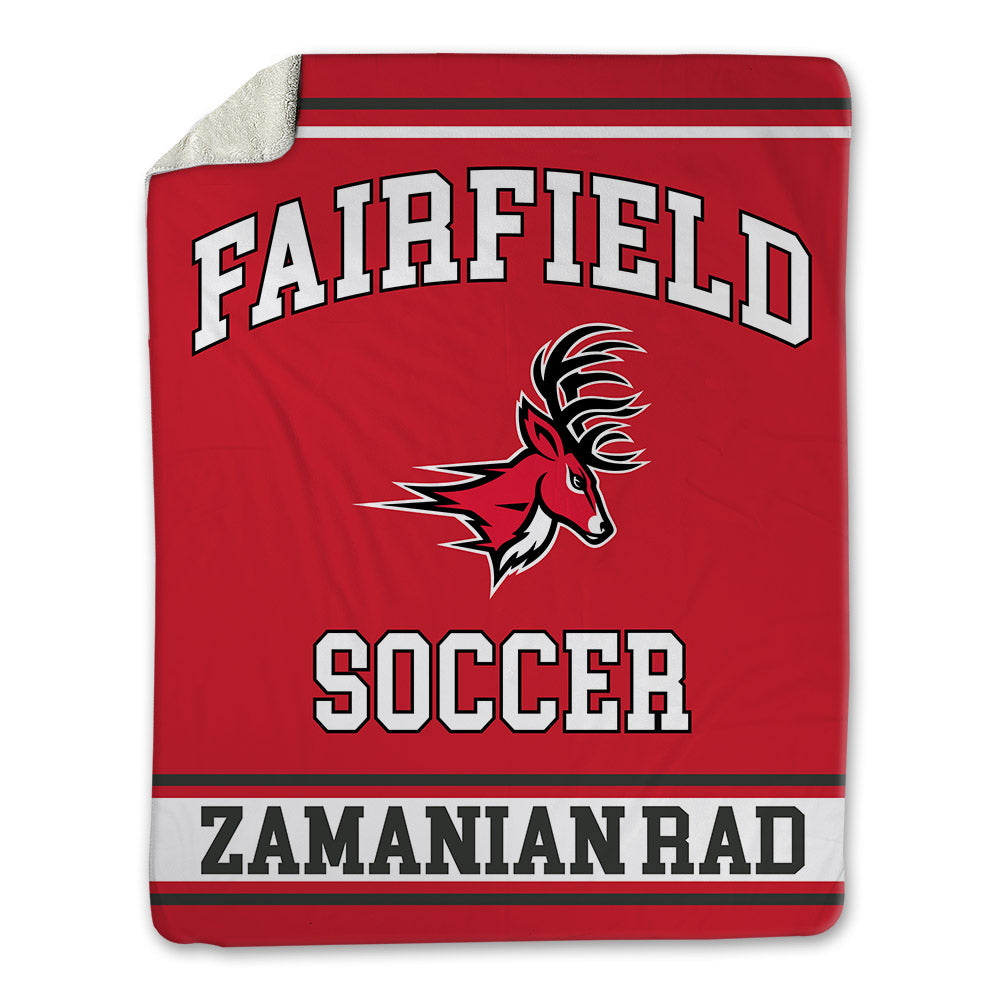 Fairfield - NCAA Men's Soccer : Shayan Zamanian Rad - Blanket-0