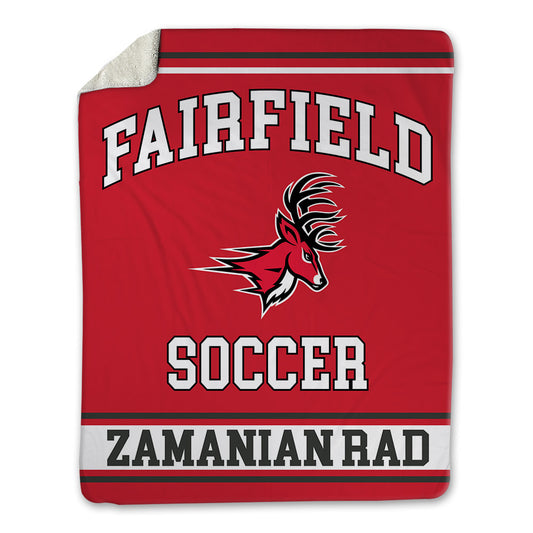Fairfield - NCAA Men's Soccer : Shayan Zamanian Rad - Blanket-0