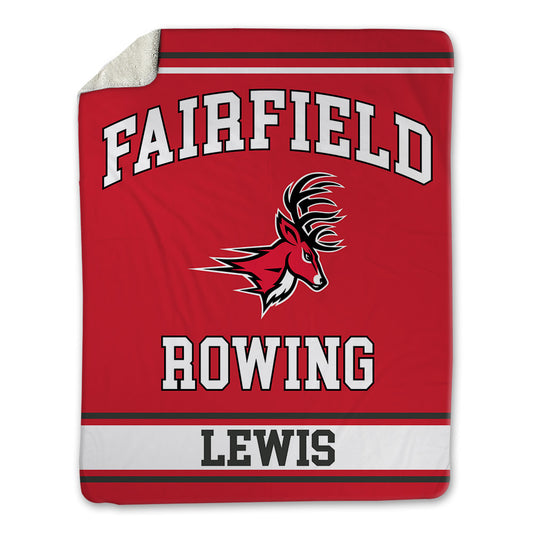 Fairfield - NCAA Women's Rowing : Scout Lewis - Blanket-0
