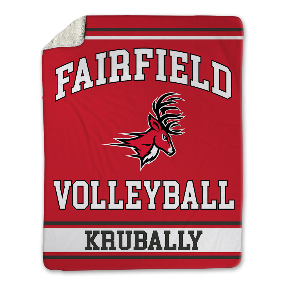 Fairfield - NCAA Women's Volleyball : Mamie Krubally - Blanket-0