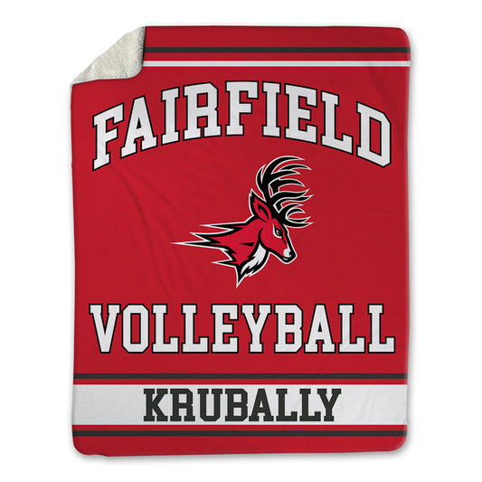 Fairfield - NCAA Women's Volleyball : Mamie Krubally - Blanket-0