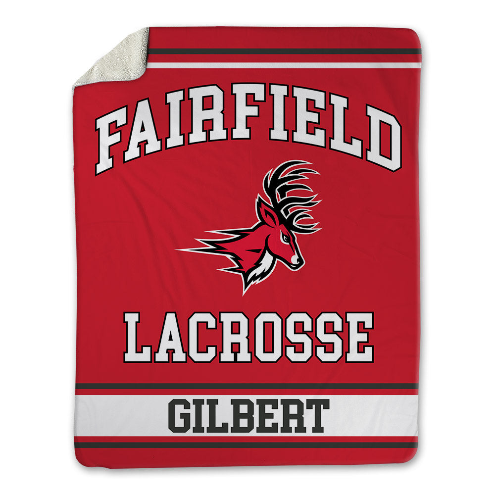 Fairfield - NCAA Men's Lacrosse : Jake Gilbert - Blanket-0