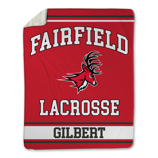 Fairfield - NCAA Men's Lacrosse : Jake Gilbert - Blanket-0