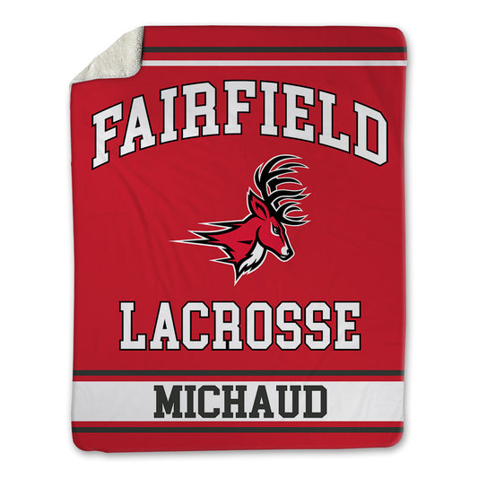 Fairfield - NCAA Men's Lacrosse : Owen Michaud - Blanket-0