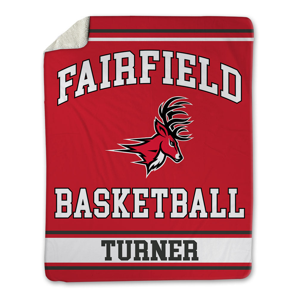 Fairfield - NCAA Men's Basketball : Deuce Turner - Blanket-0