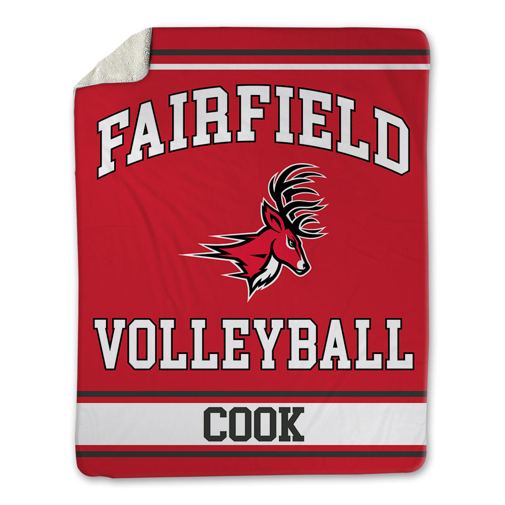 Fairfield - NCAA Women's Volleyball : Katelyn Cook - Blanket-0