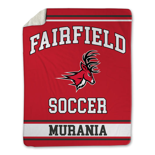 Fairfield - NCAA Men's Soccer : Massimo Murania - Blanket-0
