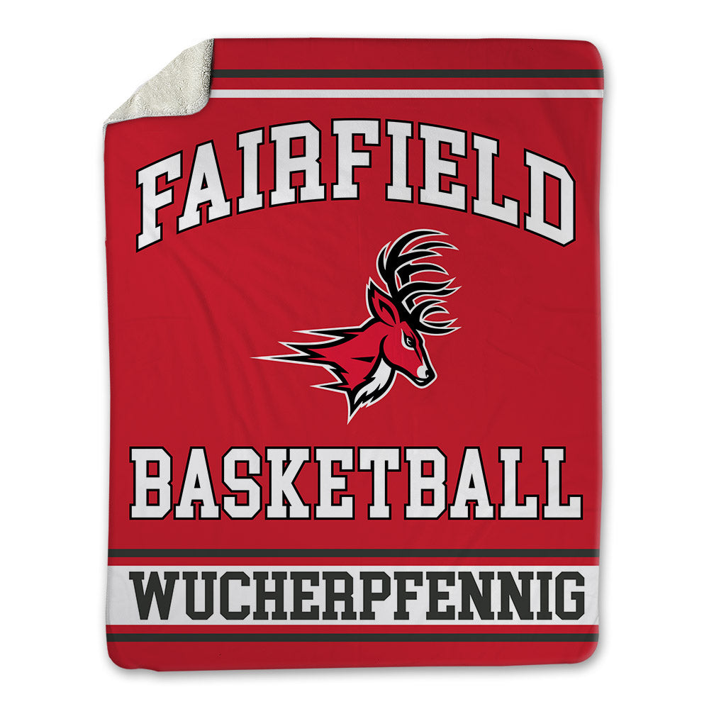 Fairfield - NCAA Men's Basketball : Declan Wucherpfennig - Blanket-0