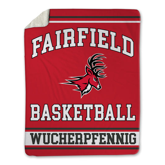 Fairfield - NCAA Men's Basketball : Declan Wucherpfennig - Blanket-0