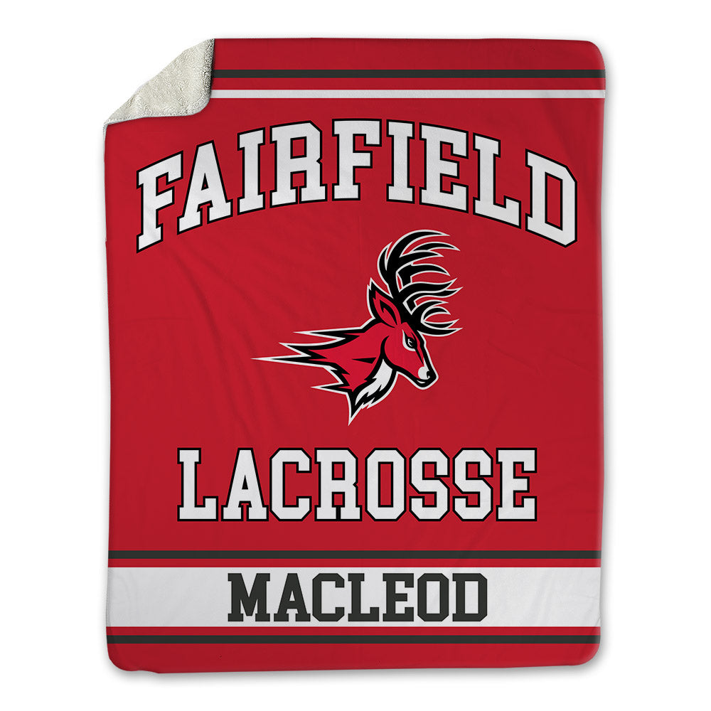 Fairfield - NCAA Women's Lacrosse : Sara MacLeod - Blanket-0
